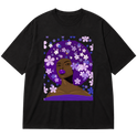 "Camiseta Oversized Cotton Maravilhosa Afro" Oversized Premium 96% algodão 4% Elastano