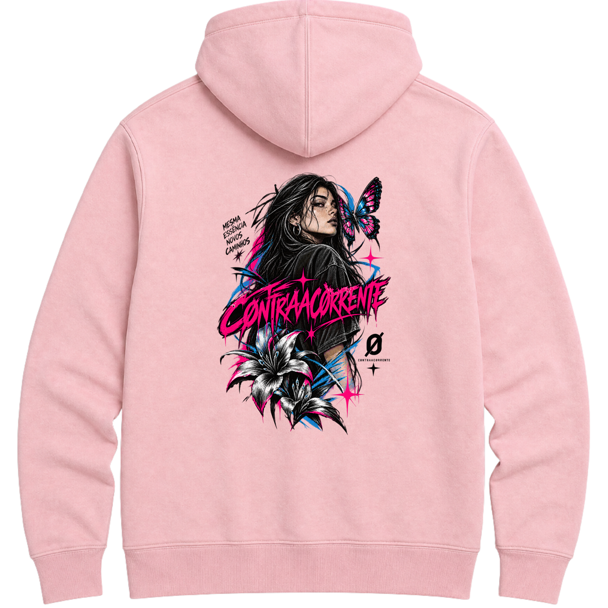 "Canguru c/ Capuz Hoodie Essential #036 - CØNTRAACØRRENTE" Moletom Premium