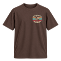 "Estampa/POR FÉ" Camiseta Regular Suedine