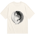 "Camiseta Oversized Essencial Yin e Yang" Oversized Básica 30.1