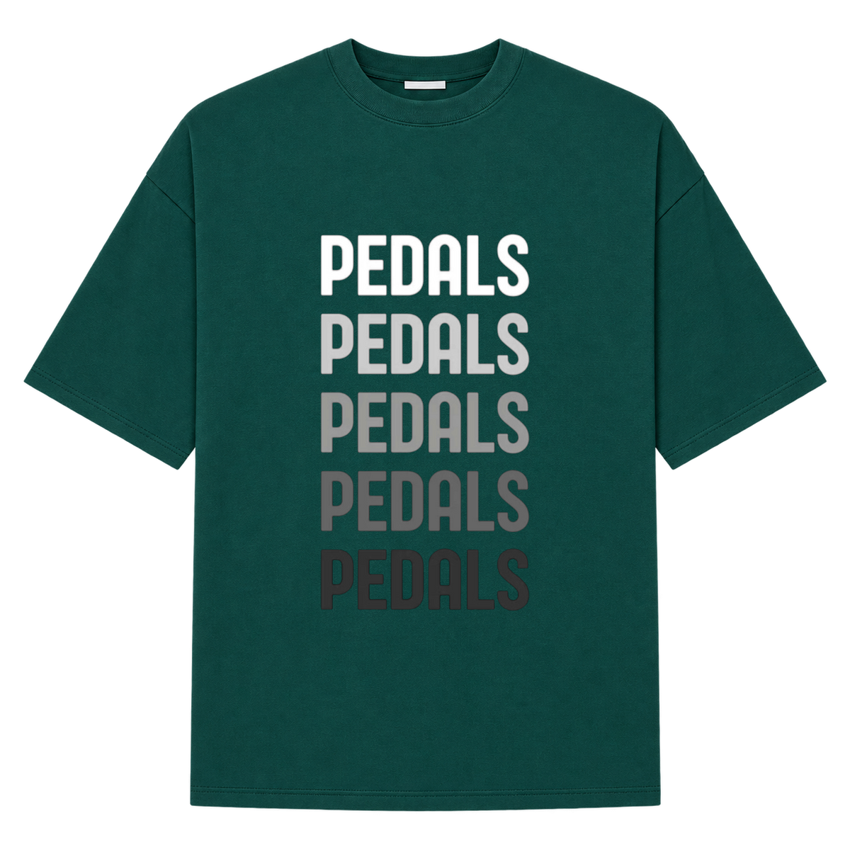 "PEDAL, PEDAL, PEDAL..." Camiseta Oversized Suedine 220g