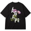 "FENDS | AGAPE" Oversized Premium 96% algodão 4% Elastano