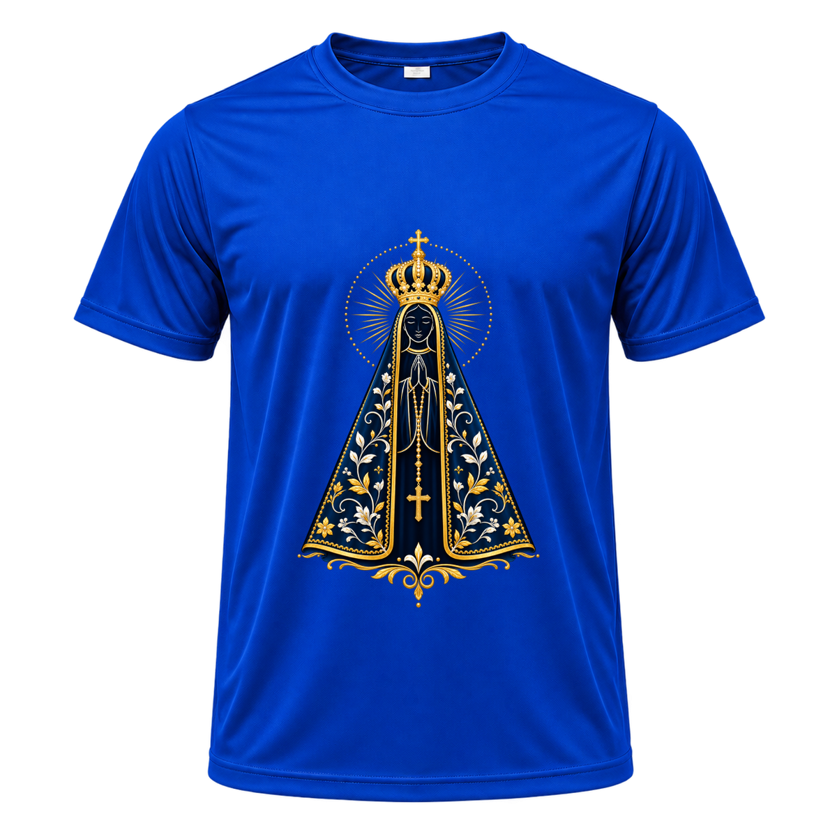 "Camiseta Dryfit Masculina Basic - Nossa Senhora Aparecida" Camiseta Dryfit Masculina Basic