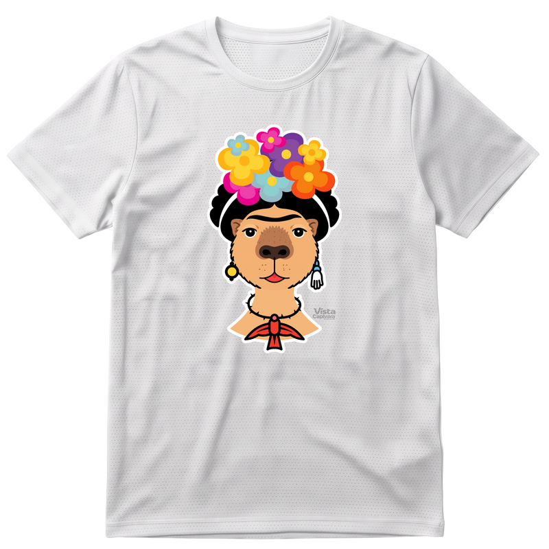 "Frida Kahpivara DTF" Camiseta Regular Poliamida UV