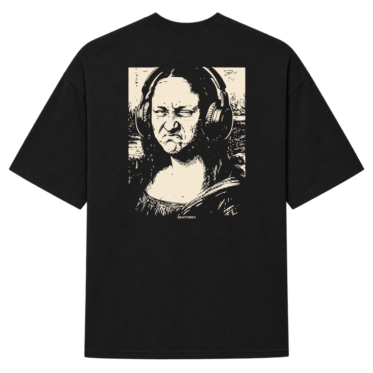 "DROP BATEU - ESTAMPA NAS COSTAS" Camiseta Oversized Suedine 220g