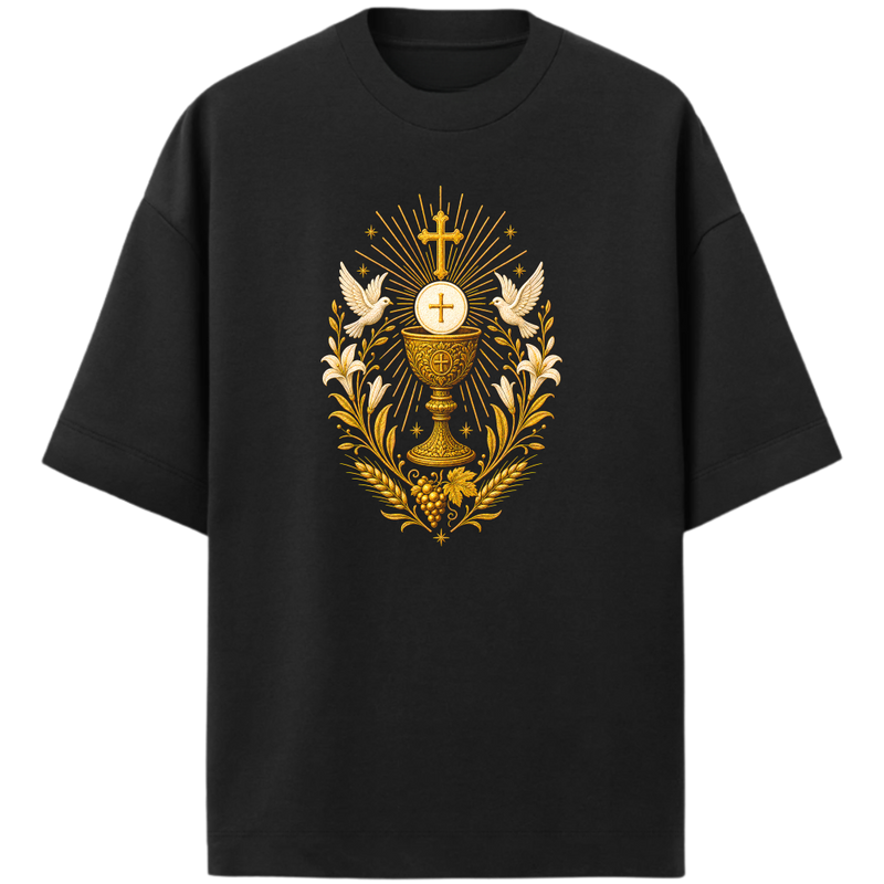 "Camiseta Oversized Heavy 240 - EC01" Oversized Premium