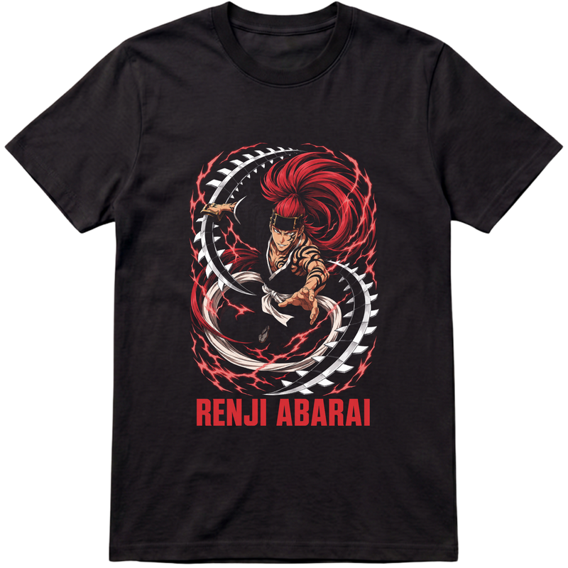 "Renji Abarai - Bleach" Camiseta Premium Unissex Bunker Studios