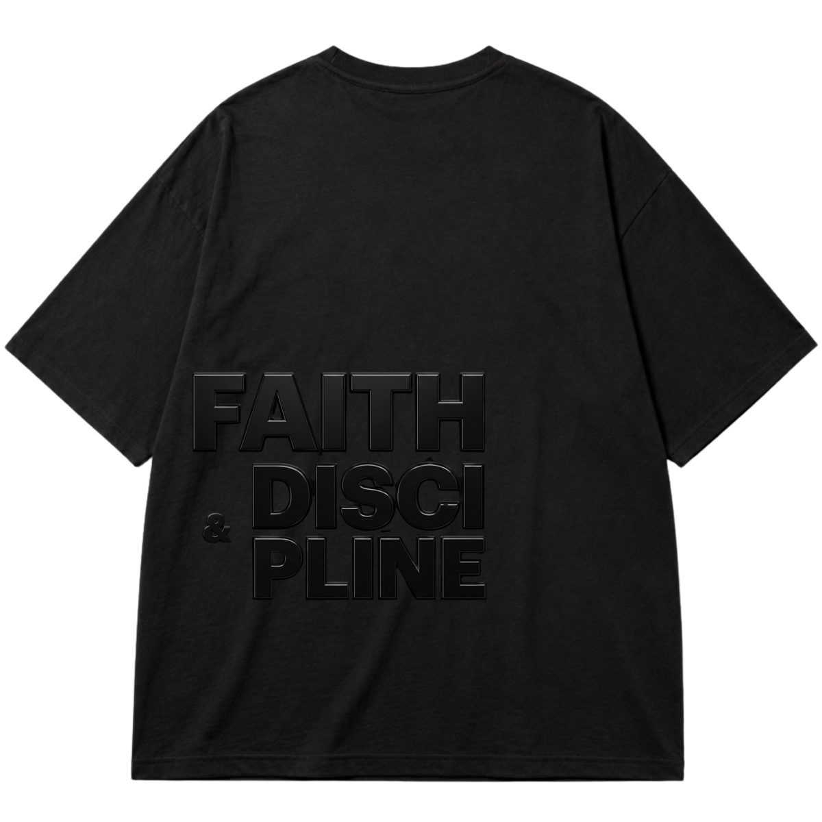 "TRUTH - DISCIPLINE" Oversized Premium 96% algodão 4% Elastano
