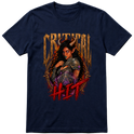 "Acerto Crítico – Guerreira Demoníaca" Camiseta Premium Unissex