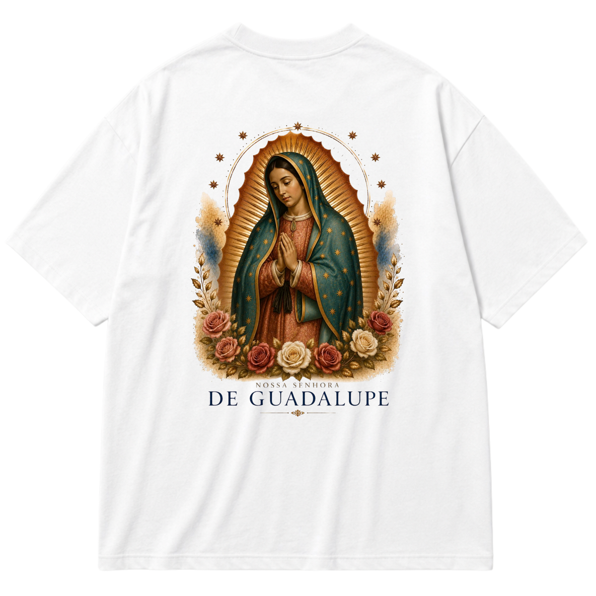 "Oversized - Nossa Senhora de Guadalupe" Oversized Premium 96% algodão 4% Elastano