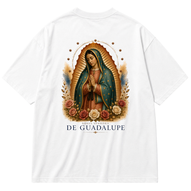 "Oversized - Nossa Senhora de Guadalupe" Oversized Premium 96% algodão 4% Elastano