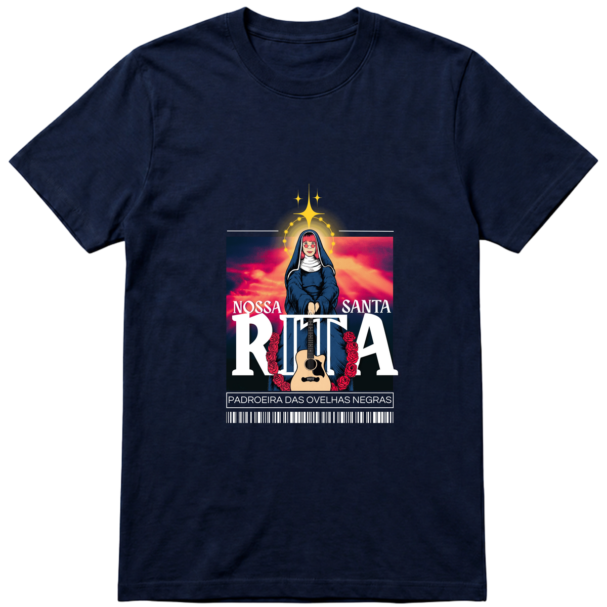 "Camiseta Santa Rita" Camiseta Básica Unissex