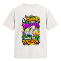 "Camiseta Oversized Cristã Salmo 23:1 | DÓKAH" Camiseta Regular Suedine