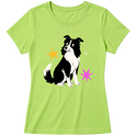 "Border collie" Blusa Baby Look