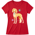 "Saluki" Blusa Baby Look