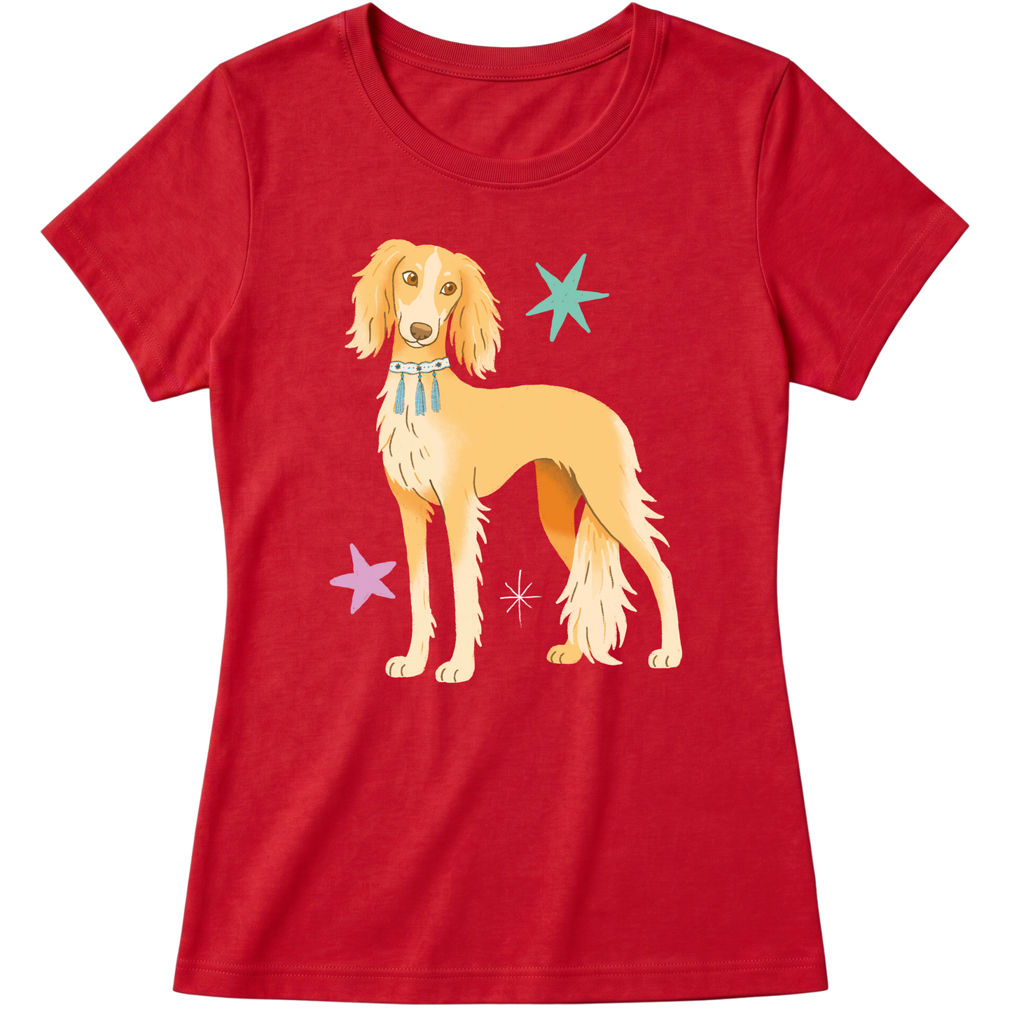 "Saluki" Blusa Baby Look