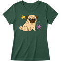 "Pug" Blusa Baby Look