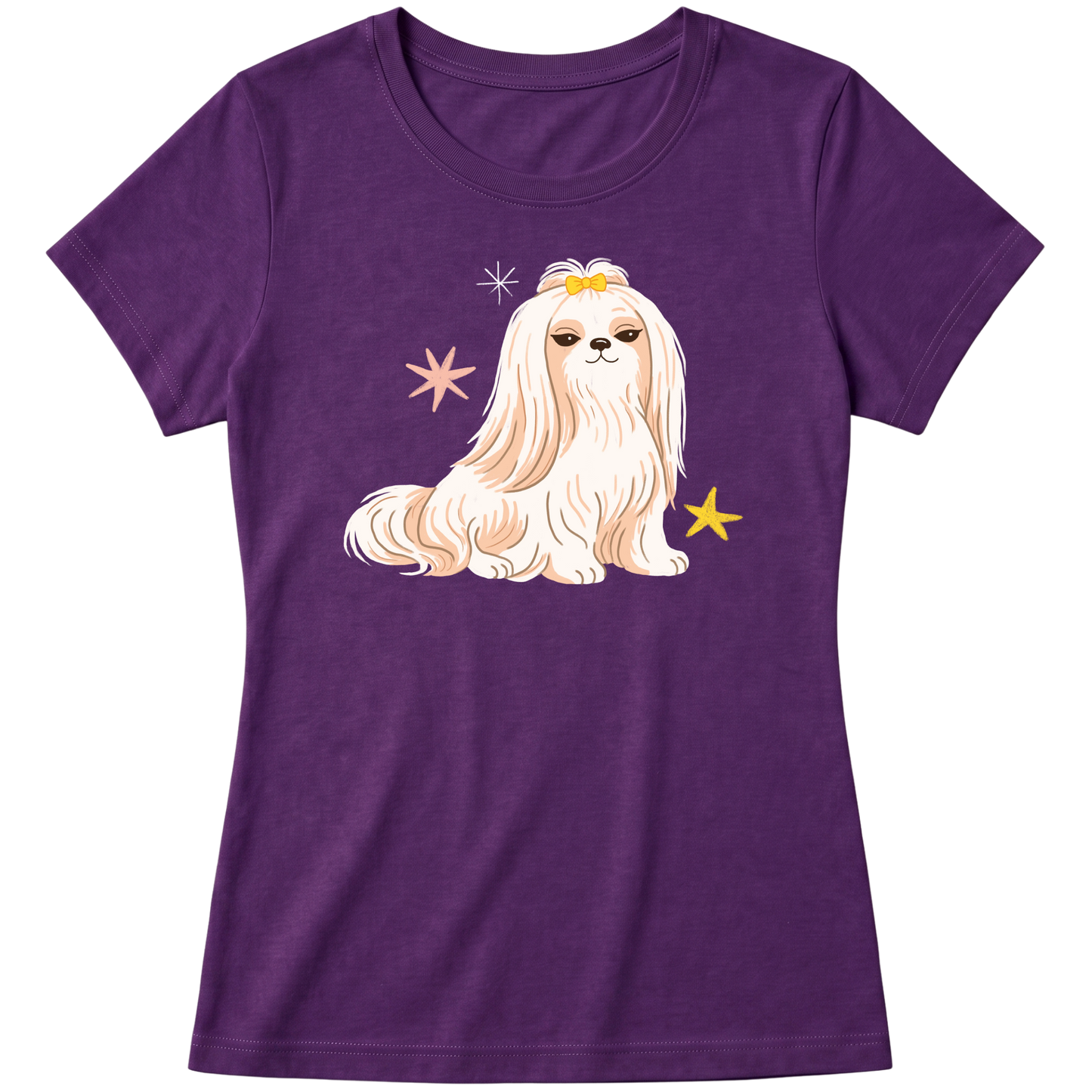 "lhasa apso" Blusa Baby Look