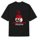 "Camiseta oversized estampa de boxe" Camiseta Oversized Suedine 220g