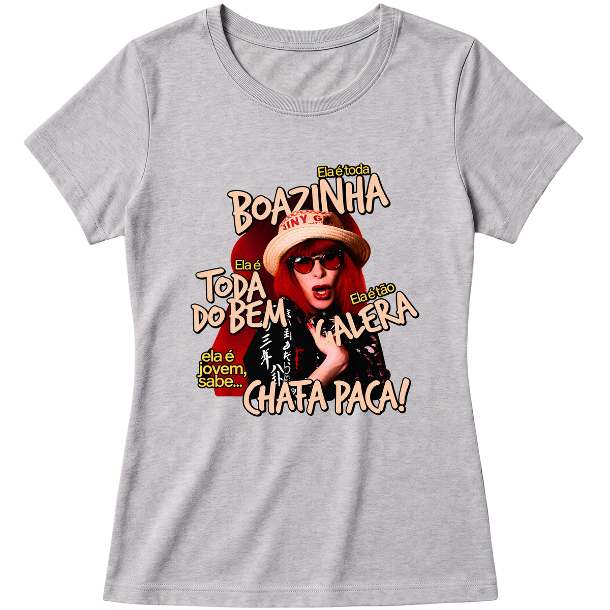 "Baby Look Classic - Toda Boazinha" Blusa Baby Look