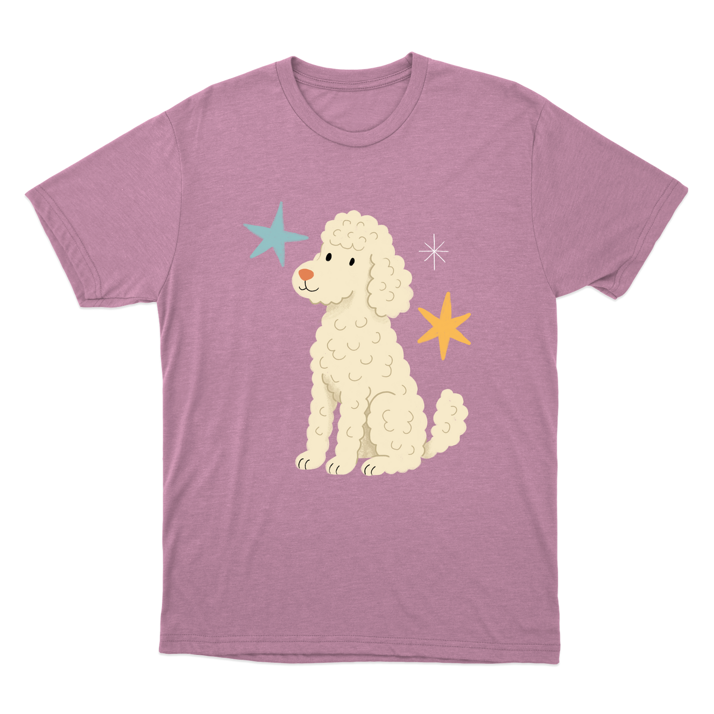 "Poodle" Camiseta Básica Unissex