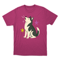 "Husky siberiano" Camiseta Básica Unissex