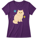 "Gato Persa" Blusa Baby Look
