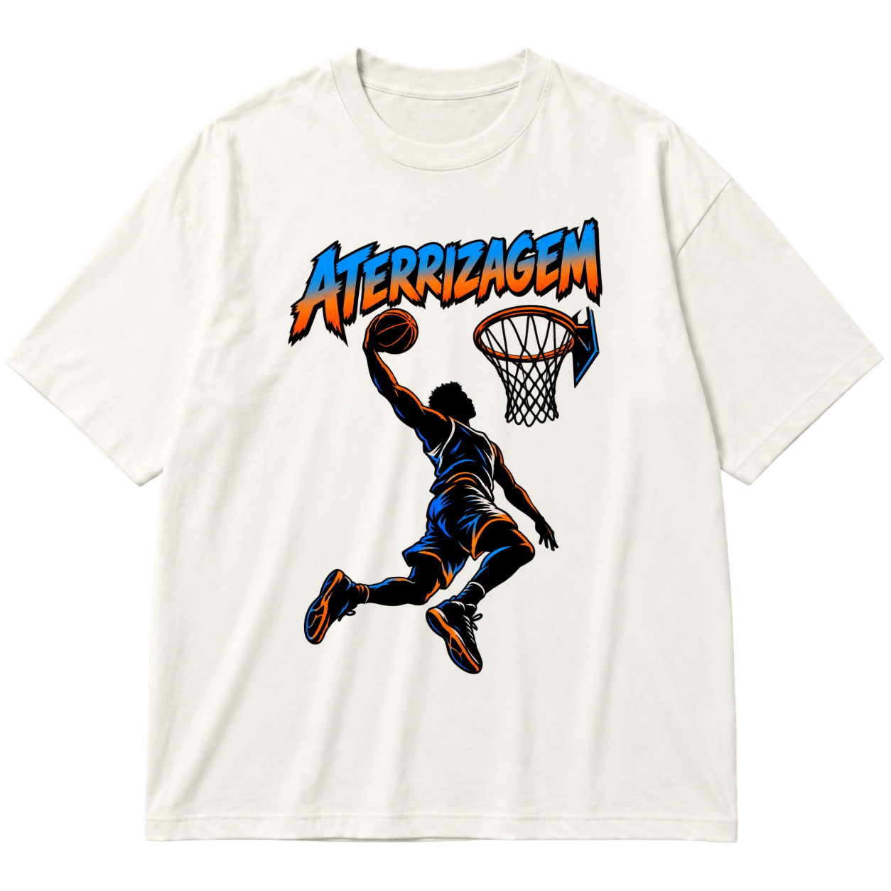 "Basquete / Basketball #003" Oversized Premium 96% algodão 4% Elastano