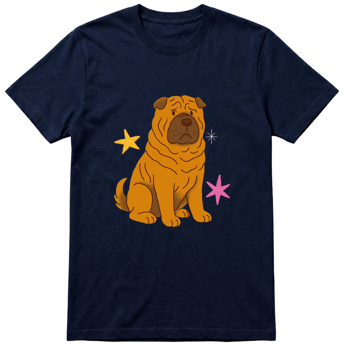 "Sharpei" Camiseta Básica Unissex