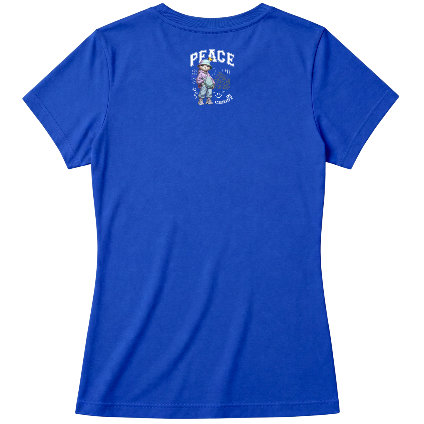 "Produto #009 Baby look PEACE IN CHRIST" Blusa Baby Look