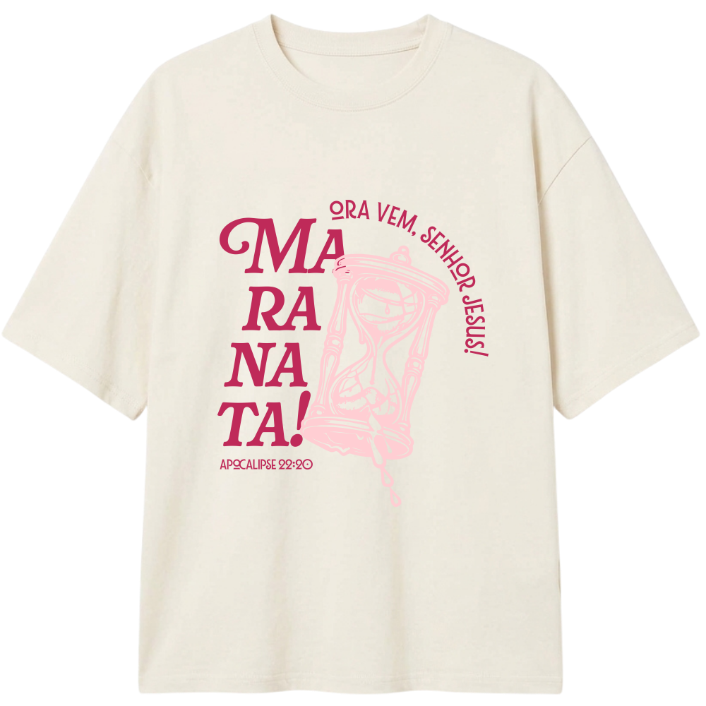"Camiseta Oversized - Maranata" Camiseta Oversized Classic