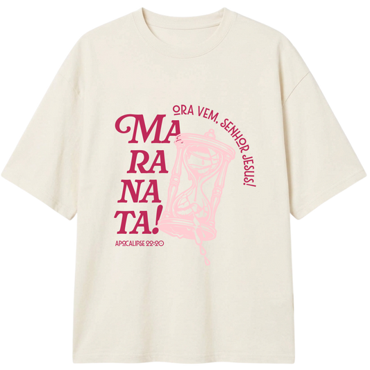 "Camiseta Oversized - Maranata" Camiseta Oversized Classic
