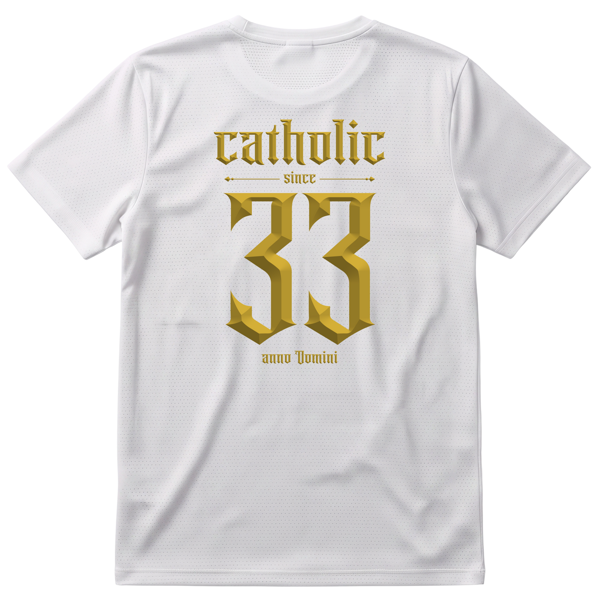 "Cristã Católica Catholic Since 33 A.D." Camiseta Regular Poliamida UV