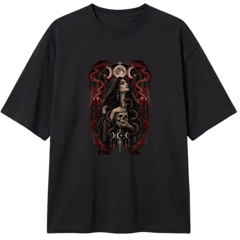 "Camiseta Oversized - Witch's Guide" Camiseta Oversized Classic