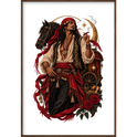 ""Cigano" Full Art - Quadro Filete" Quadro filete sem vidro acrílico