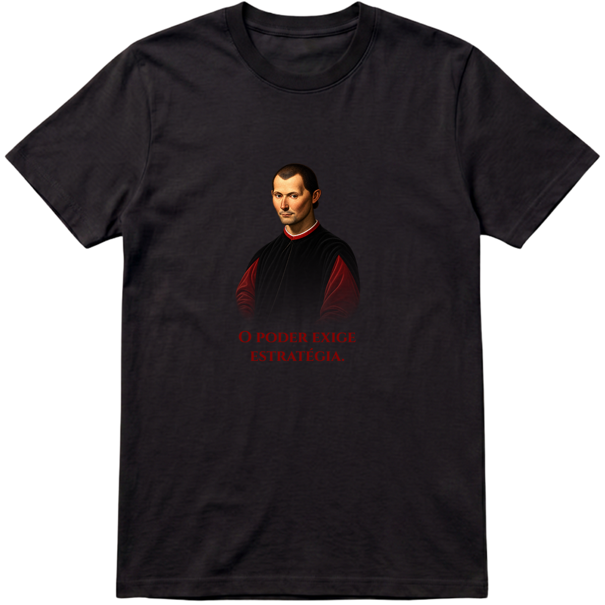 "MAQUIAVEL — CÓDIGO DO PODER" Camiseta Premium Unissex Bunker Studios