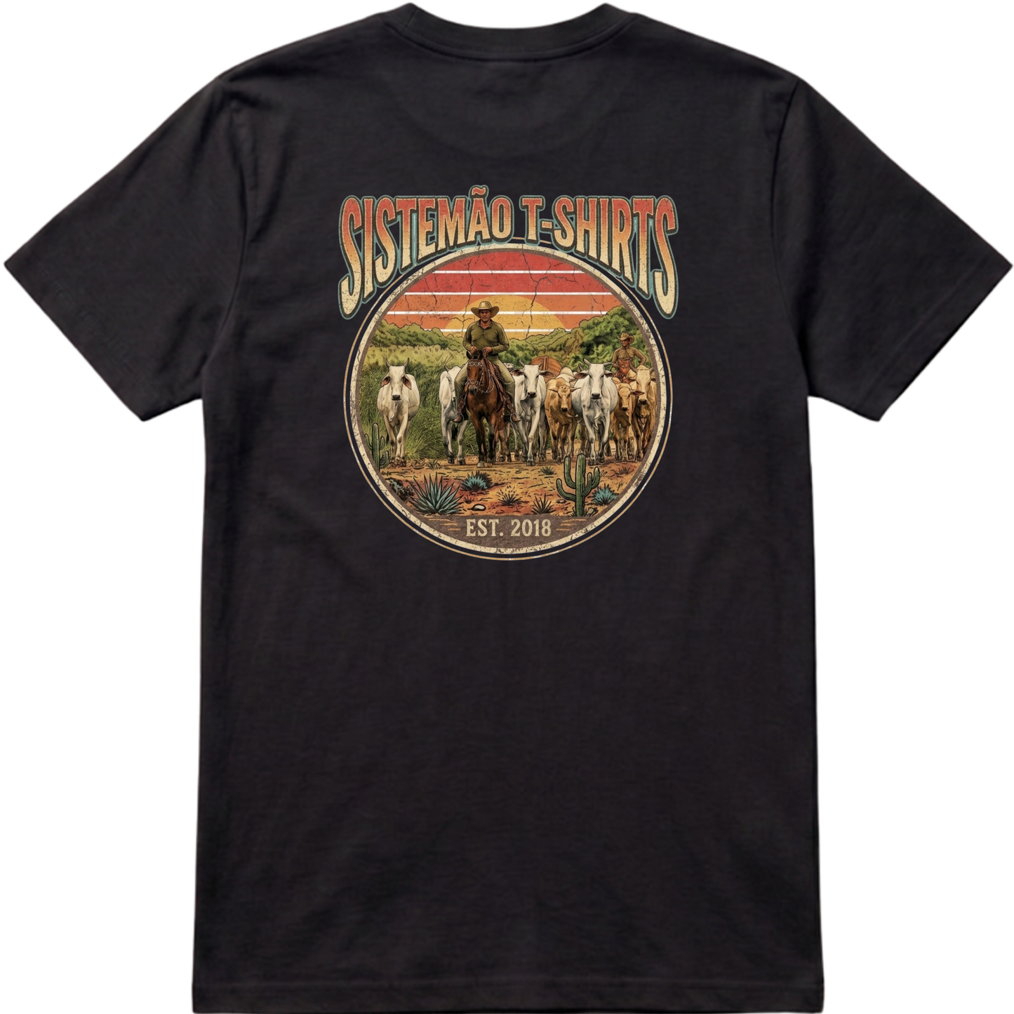 "Estampa BOIADA" Camiseta Premium Unissex Bunker Studios