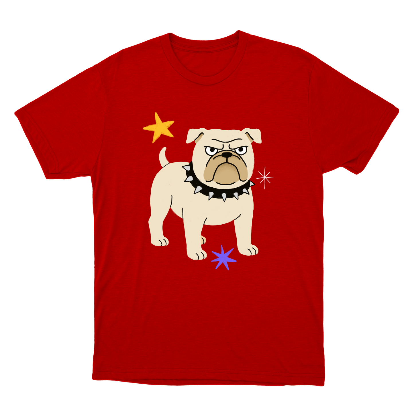 "Bulldog" Camiseta Básica Unissex