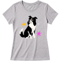 "Border collie" Blusa Baby Look