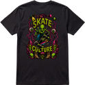 "SKATE ALIEN CULTURE" Camiseta Premium Unissex Bunker Studios