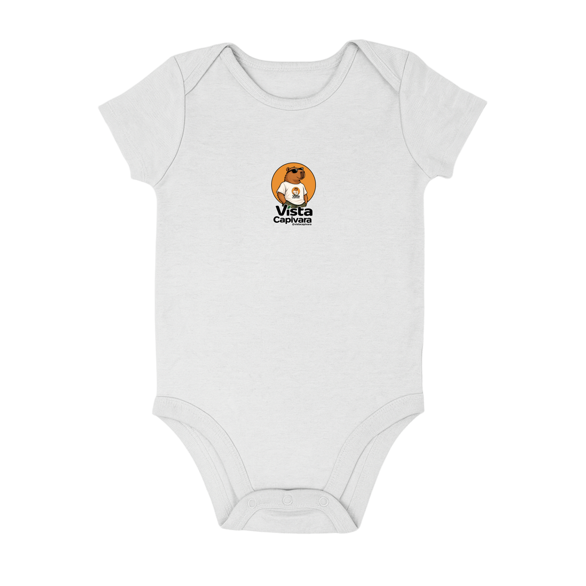 "Capivara Rock & Roll  DTG" Body Baby