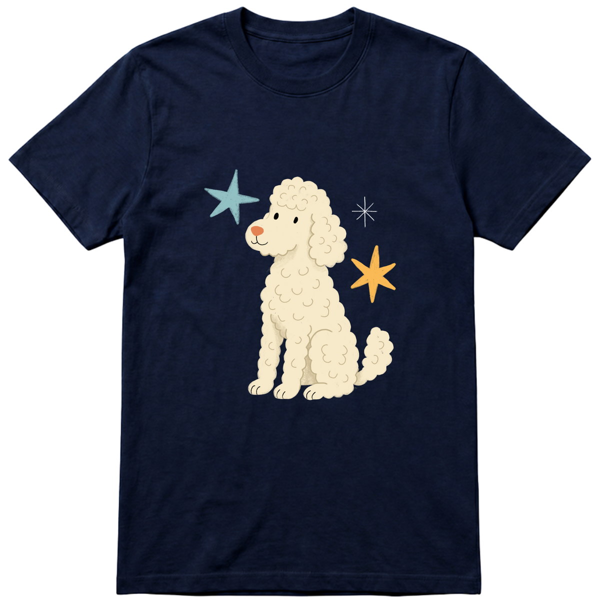 "Poodle" Camiseta Básica Unissex