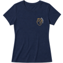 "Baby Look Onde está seu coração MT 6:21 | Coleção Marcas" Blusa Baby Look