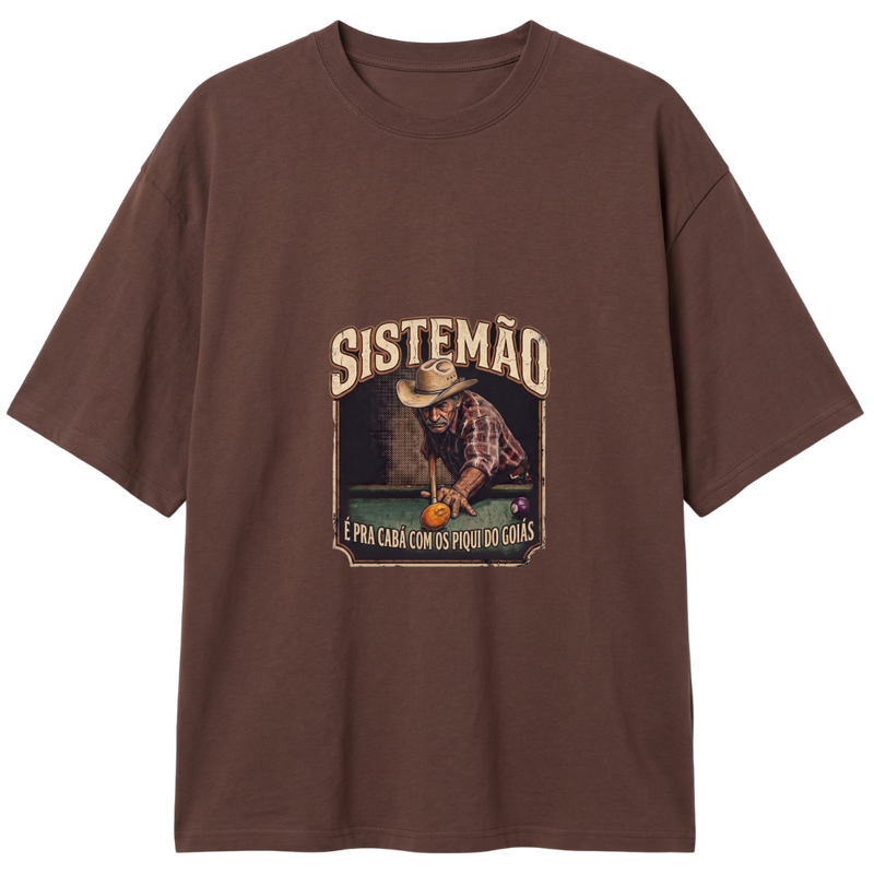"Estampa /É PRA CABÁ" Camiseta Oversized Classic