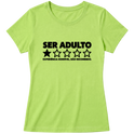 "Baby Look Classic - Vida Adulta: Nota 1" Blusa Baby Look