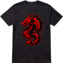 "Camisa frente e verso Dragons (Tripulação) - GameFicou" Camiseta Premium Unissex Bunker Studios