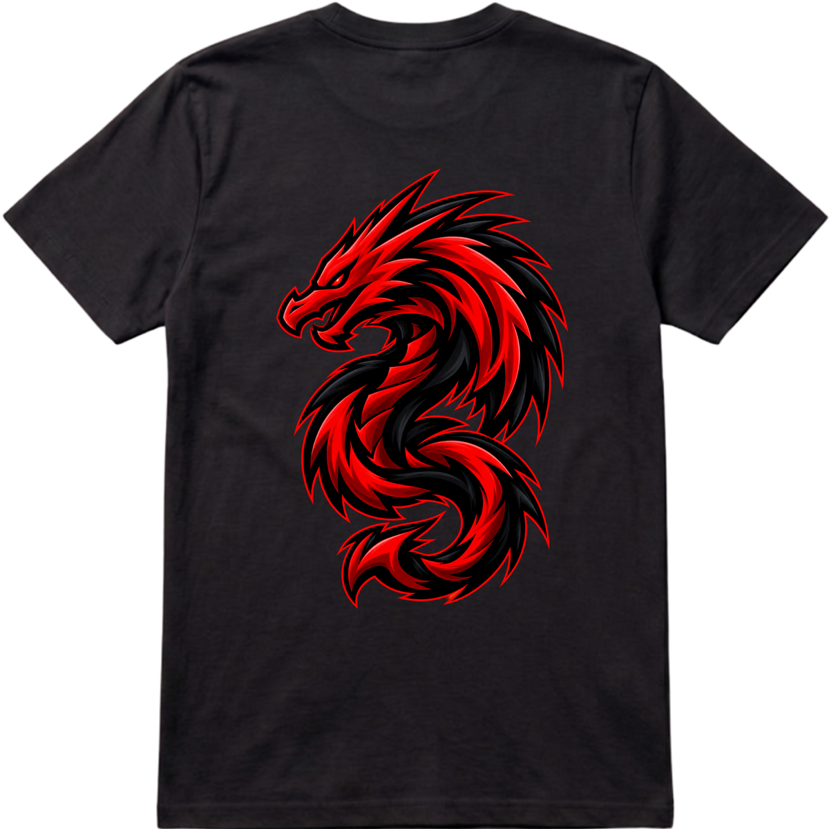 "Camisa frente e verso Dragons (Tripulação) - GameFicou" Camiseta Premium Unissex Bunker Studios