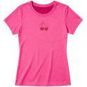 "Baby Look Pinky Cherry" Blusa Baby Look