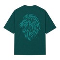 "Que ruja o leão" Camiseta Oversized Suedine 220g