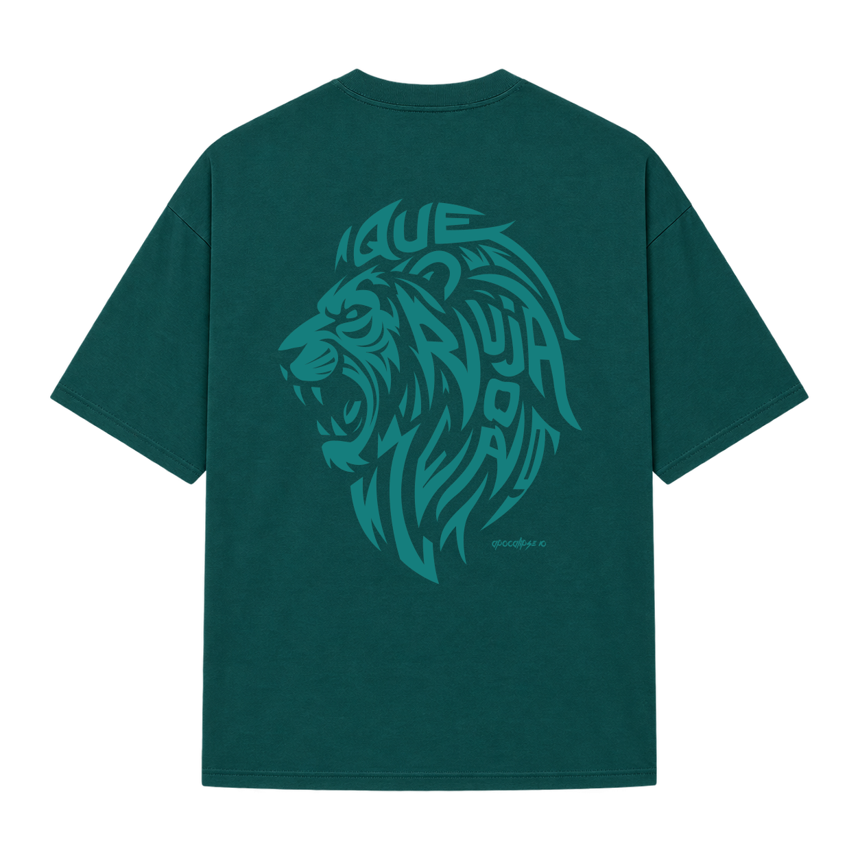 "Que ruja o leão" Camiseta Oversized Suedine 220g